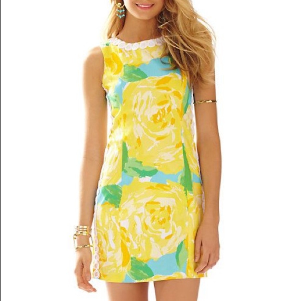 Gorgeous yellow flower Lilly Pulitzer Dress